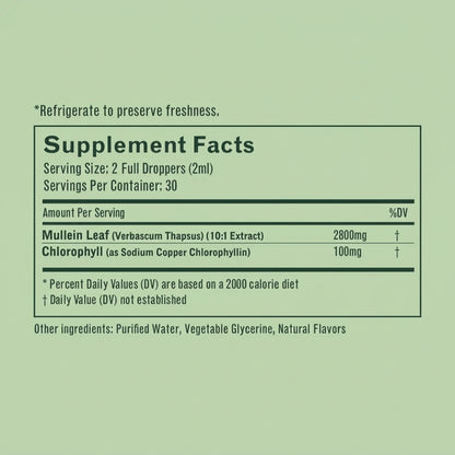 Highly Potent Mullein Drops